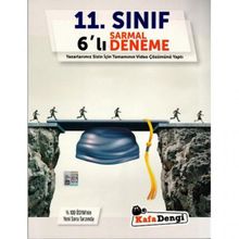 11. Sınıf Sarmal Video Çözümlü 6 Deneme KafaDengi Yayınları