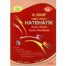 11 Sınıf Temel Düzey Matematik Konu Özetli Soru Bankası Esen Yayınları