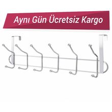 12 Kancalı Kapı Arkası Askılığı