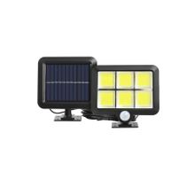 120 Cob Led Solar Panel Güneş Enerjili Bahçe 3 Mod Duvar Lambası