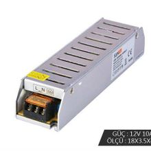 12V-10A Slim Metal Kasa Adaptör