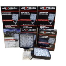 12V/24V Off Road 16 Led Kare Sis Farı