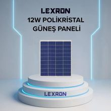 12W Polikristal Güneş Paneli