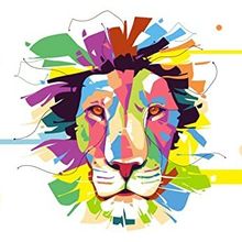 130 cm Aslan 2 Folyo Sticker