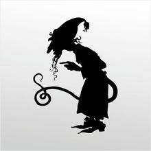 130 cm Cadı Folyo Sticker