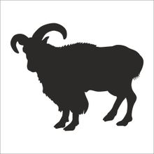 130 cm Dağ Keçisi Folyo Sticker