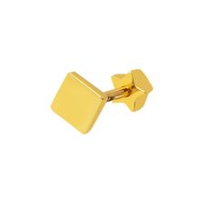 14 Ayar Altın Kare Tragus Küpe