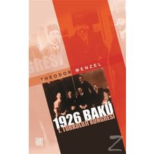 1926 Bakü 1. Türkoloji Kongresi - Theodor Menzel