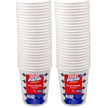1976-P Piknik Karton Bardak 7 Oz 25'Li 2li paket