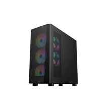 1stplayer FD5-M 600W 80+ ARGB 4x12 cm Fan Temperli Cam Mesh USB 3.0 Siyah M-Atx Kasa