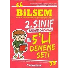2. Sınıf Bilsem Tamamı Çözümlü Paket Deneme Beşli Zeki Çocuk Yayınları
