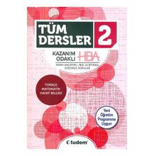 2.Sınıf HBA Tüm Dersler Konu Anlatımlı Soru Bankası Tudem Yayınları
