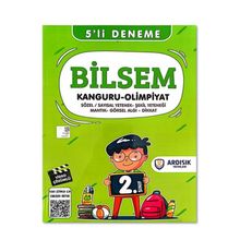 2. Sınıf Tamamı Video Çözümlü 5'li Bilsem Deneme Sınavı Ardışık Yayınları