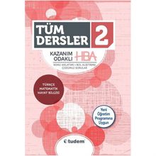 2. Sınıf Tüm Dersler Kazanım Odaklı Hba Tudem Yayınları