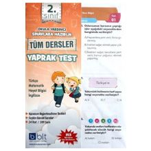 2 Sınıf Tüm Dersler Yaprak Test Bulut Eğitim ve Kültür Yayınları
