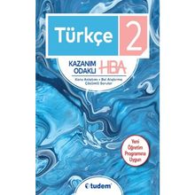 2.Sınıf Türkçe Kazanım Odaklı HBA-Tudem Yayınları