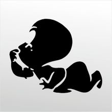 20 cm Casper Folyo Sticker