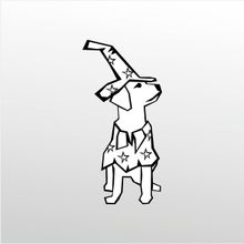 20 cm Tatlı Köpek Folyo Sticker