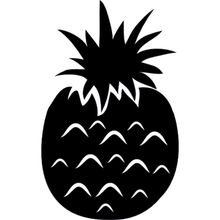 200 cm Ananas Folyo Sticker