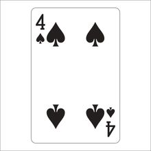 200 cm İskambil Kağıdı Folyo Sticker