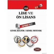 2014 KPSS LISE VE ÖNLISANS GENEL KÜLTÜR GENEL YETENEK YAPRAK TEST - KOMISYON