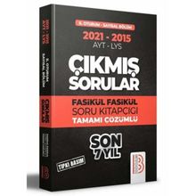 2015 2021 YKS 2.Oturum Sayısal Bölüm Son 7 Yıl Tıpkı Basım Fasikül Fasikül Çıkmış Sorular - Benim Hocam Yayınları