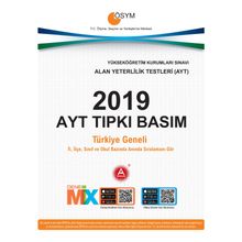 2019 AYT Tıpkı Basım Deneme Sınavı - A Yayınları