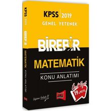 2019 KPSS Genel Yetenek Birebir Matematik Konu Anlatımı Yargı Yayınları