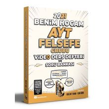 2020 AYT Felsefe Grubu Video Ders Notları ve Soru Bankası - Benim Hocam Yayınları