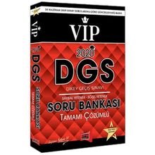 2020 DGS VIP Sayısal Sözel Yetenek Tamamı Çözümlü Soru Bankası Yargı Yayınları