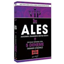 2021 ALES VIP Yeni Sınav Sistemine Göre Tamamı Çözümlü 5 Deneme-Yargı Yayınları