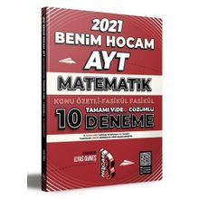 2021 Ayt Matematik Konu Özetli Fasikül Fasikül Video Çözümlü 10 Deneme Sınavı-Benim Hocam Yayınları
