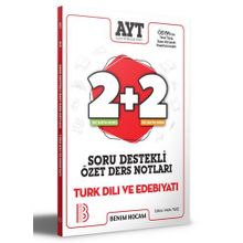 2021 Ayt Türk Dili Ve Edebiyatı 2+2 Soru Destekli Özet Ders Notları-Benim Hocam Yayınları