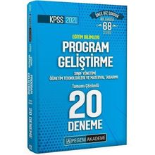 2021 KPSS Eğitim Bilimleri Program Geliştirme, Sınıf Yönetimi, Öğretim Teknolojileri ve Materyal Tasarımı Tamamı Çözümlü 20 Deneme-Pegem Akademi Yayınları