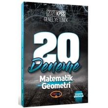 2021 KPSS Genel Yetenek Matematik - Geometri Tamamı Çözümlü 20 Deneme-Yediiklim Yayınları