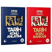 2021 KPSS ve Tüm Sınavlar Fetihname Çözümlü Tarih Soru Bankası-Bekir Çelik Yayınları