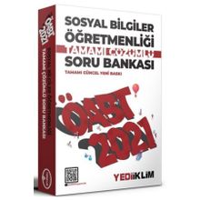 2021 ÖABT Sosyal Bilgiler Öğretmenliği Tamamı Çözümlü Soru Bankası-Yediiklim Yayınları