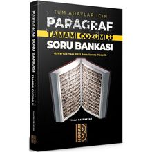 2021 Tüm Adaylar İçin Paragraf Tamamı Çözümlü Soru Bankası - Benim Hocam Yayınları