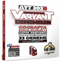 2022 AYT Coğrafya Tamamı Video Çözümlü 33 Deneme Sınavı