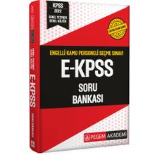 2022 E-KPSS Soru Bankası - Pegem Akademi Yayıncılık