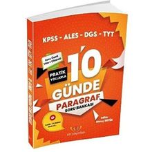 2022 KPSS ALES DGS TYT 10 Günde Paragraf Soru Bankası