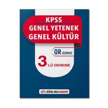 2022 KPSS Genel Yetenek Genel Kültür QR Çözümlü 3 Deneme - Dijital Hoca Akademi