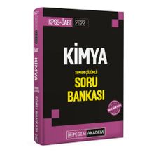 2022 Kpss Öabt Kimya Tamamı Çözümlü Soru Bankası - Pegem Akademi Yayıncılık