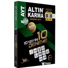 2022 Model AYT 10 Yayın 10 Deneme Seti Altın Karma Yayınları