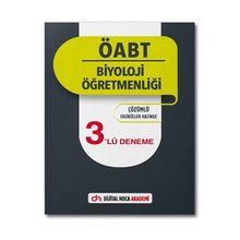 2022 ÖABT Biyoloji Öğretmenliği Çözümlü 3'lü Deneme - Dijital Hoca Akademi