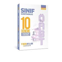 2022 ÖABT Sınıf Öğretmenliği Tamamı Çözümlü 10 Deneme - Yediiklim Yayınları