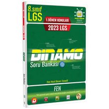 2023 8. Sınıf LGS 1. Dönem Fen Bilimleri Dinamo Soru Bankası - Tonguç Akademi