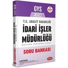 2023 Adalet Bakanlığı İdari İşler Müdürlüğü GYS 2380 Soru Bankası - Data Yayınları