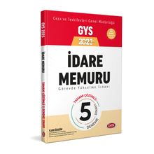 2023 Ceza ve Tevkifevleri İdare Memuru GYS Tamamı Çözümlü 5 Deneme Sınavı - Data Yayınları