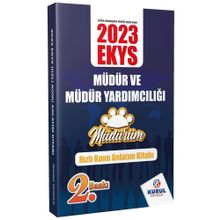 2023 Ekys Müdürüm Serisi Müdür ve Müdür Yardımcılığı Hızlı Konu Anlatım Kitabı - Kurul Yayıncılık